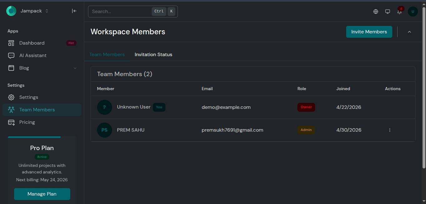 Multi-Tenancy & Workspaces